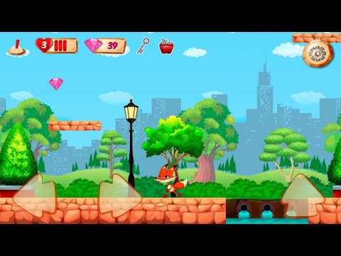 Runner Platformer City Foxy
