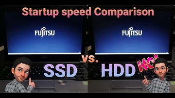 SSD vs HDD Speed Test Windows 7 Boot Speed with FUjITSU S792 Core i7