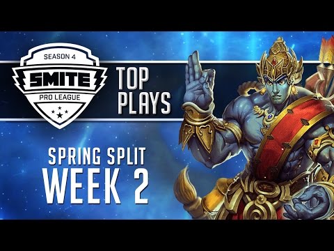 SMITE Pro League 2017 - Week 2 Top Plays (Spring Split)