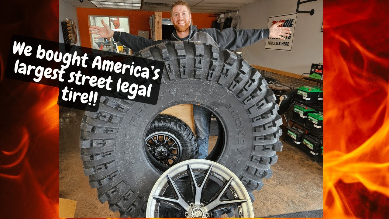 Largest Street Legal Tire In America!! YouTube