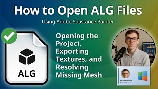How to Open ALG Files (Adobe Substance Painter)
