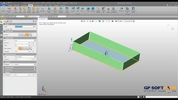 ZW3D par GP Software - Déplier une tôle pour une mise en plan
