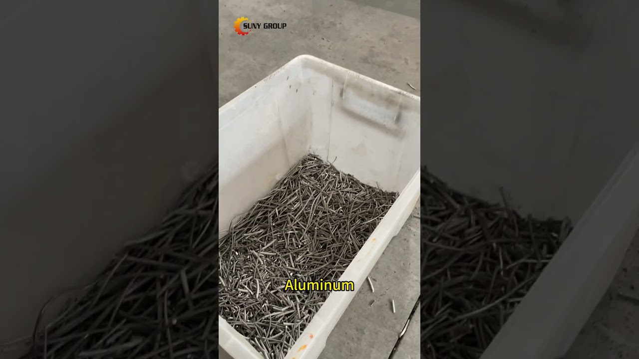 Efficient ACSR Cutting and Magnetic Separation Machine for Scrap Recycling