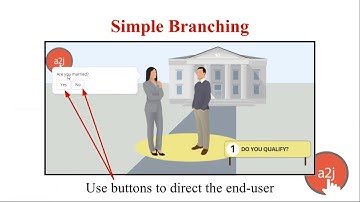 Simple and Conditional Branching in A2J Author 6 (November 2017 A2J New User Webinar)