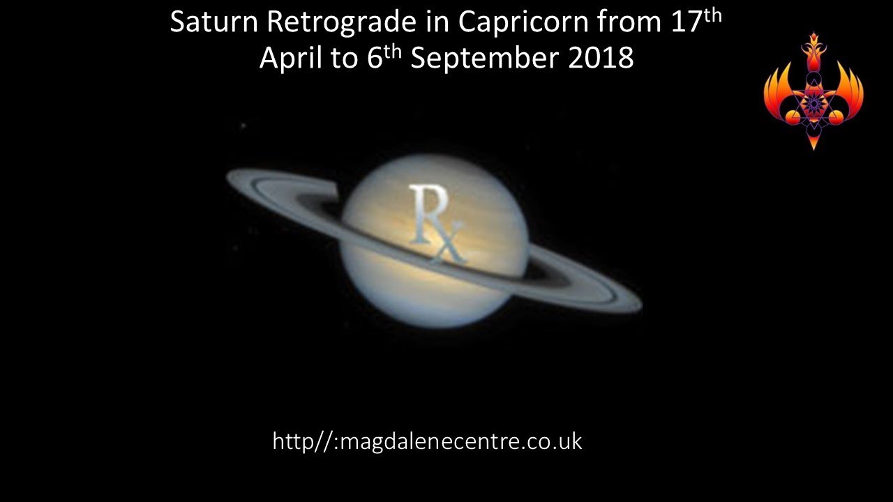Saturn Retrograde in Capricorn 2018