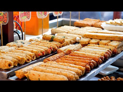 30년 경력의 시장표 원조 수제 어묵!? 달인의 놀라운 수제 어묵 / 30-year expert handmade fish cake -Korean street food