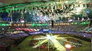 Olympic Closing Ceremony London 2012 Fireworks after Rio presentation