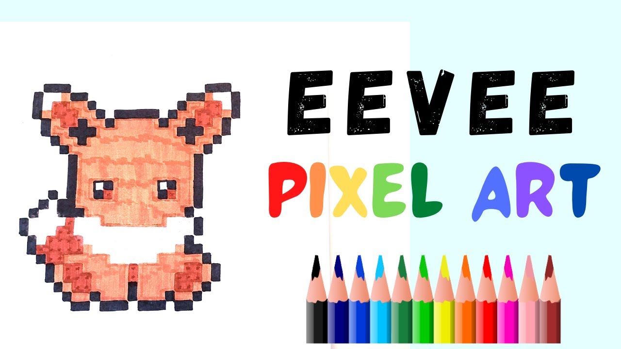 Pixel Art || How to Draw EEVEE! - YouTube
