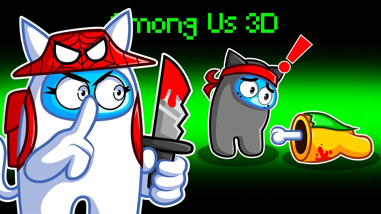 ¡Among Us 3D PERO NO CONFÍES en tu NOVIA SPRUNKI! 😱