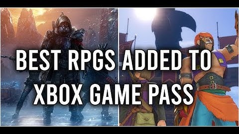 Best RPG Games Added To Xbox Game Pass (According To Metacritic)