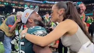 💚 Brandon Graham celebrates Eagles Super Bowl Championship with his wife + kids in New Orleans