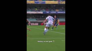 Il gol di Douvikas in Verona Como