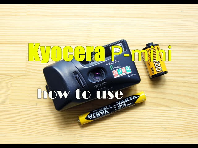 Kyocera P mini Full Setup — Film, Battery & Sample Photos - YouTube