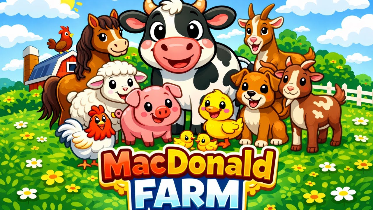 Old MacDonald Had a Farm | Kids Nursery Rhyme | Animals Song for Children