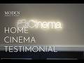 Horsham Project Client Testimonial: The dedicated cinema room they created is a testament to their commitment to quality. 

From the state-of-the-art audio/visual equipment to the comfortable seating, every element down to the specific speaker location was carefully chosen and integrated to provide an unparalleled entertainment experience.