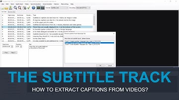 How to EXTRACT CAPTIONS from video files? | Video Course: Caption This!
