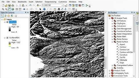 ArcGIS Tutorial Hillshade