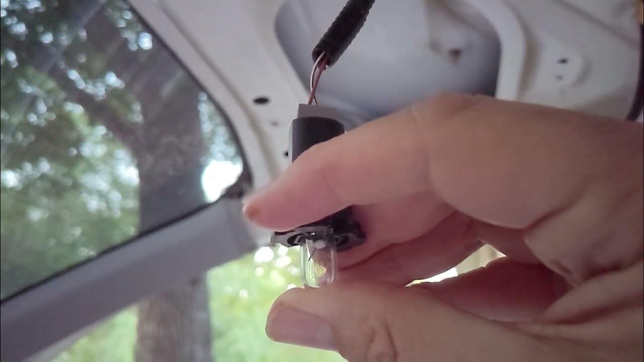 Toyota Sienna License Plate Light Bulb Replacement YouTube