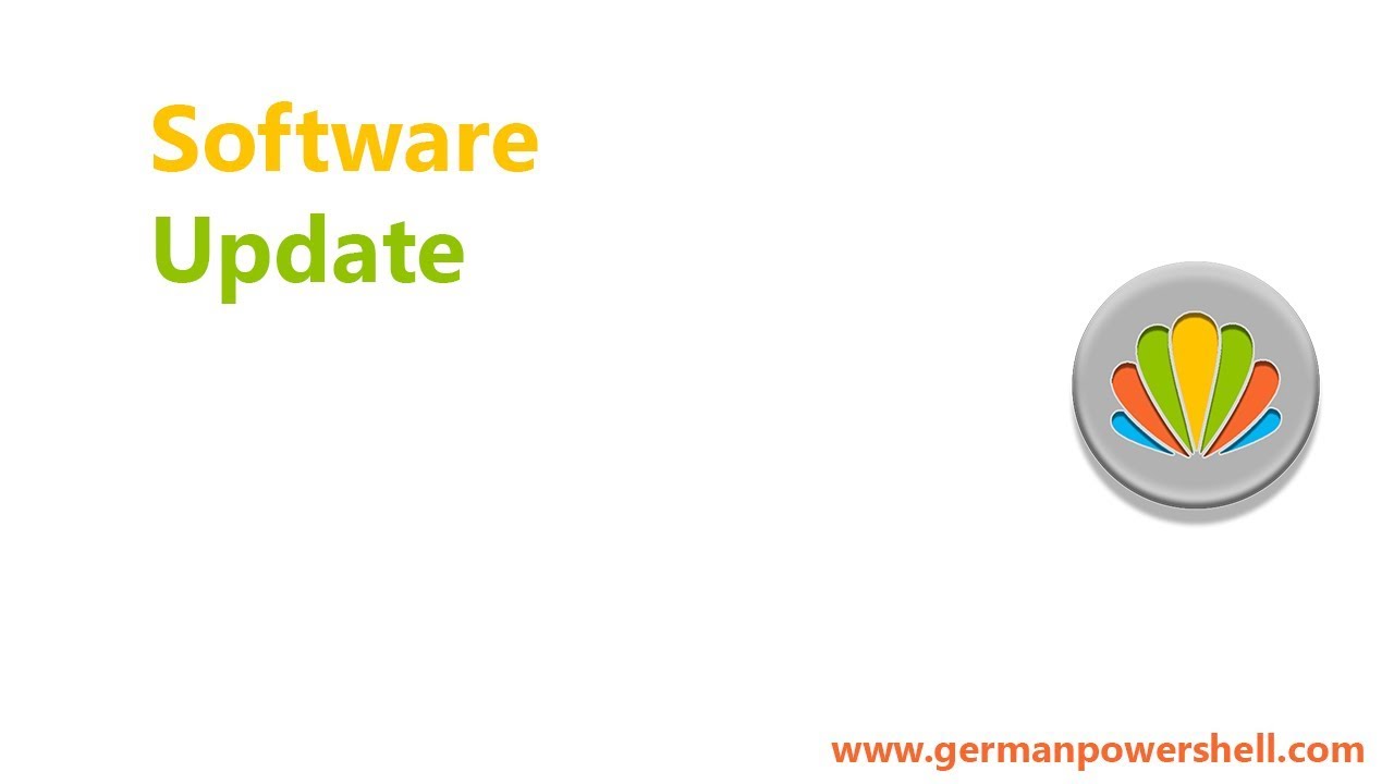 Software update powershell 5 1 deutsch german youtube