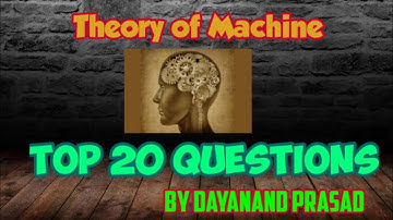 Theory of machine objective question(MCQ)