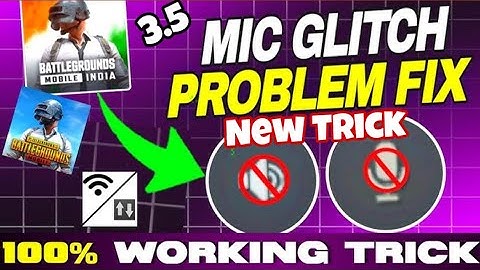 100% Fix Mic To Speaker glitch in Bgmi 3.5 update Mic glitch problem Bgmi Mic glitch pubg