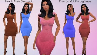 How to Create a Dress in The Sims 4 [Full Tutorial] [Very Detailed] [Marvelous Designer to Blender]