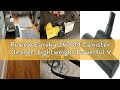 Review Eureka 3670M Canister Cleaner, Lightweight Powerful Vacuum for Carpets and Hard floors, w/ 5b