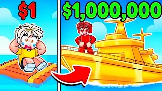 BUILDING $0 To $1,000,000 PORT In Roblox (PORT TYCOON 2)