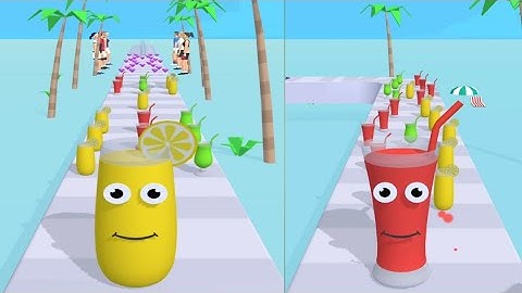 Juice Run All Levels Mobile Walkthrough Gameplay Android Runner Game Alltrailer Mix Level Part 14