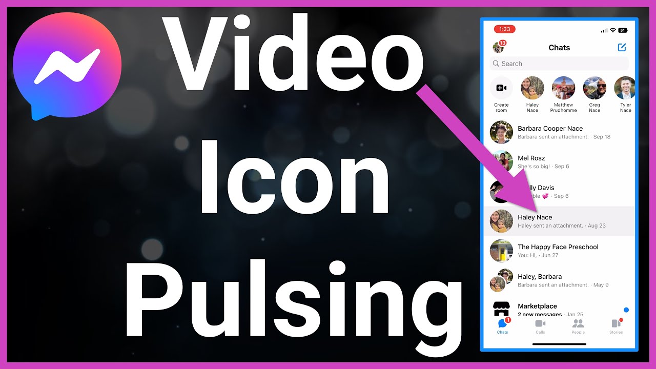 Why Is The Video Icon Pulsing In Messenger? - YouTube