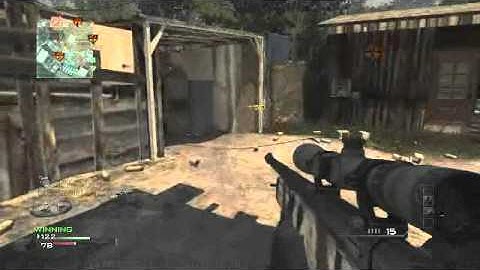 MW3 Triple feed Quick scope