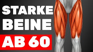 Die EINZIGE Übung für starke Beine ab 60!🔥