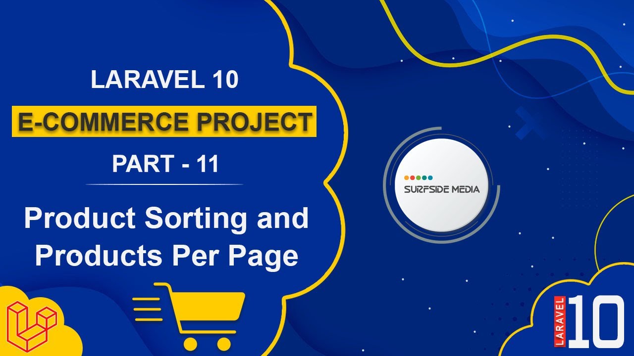 Laravel 10 E-Commerce Project - Product Sorting and Products Per Page