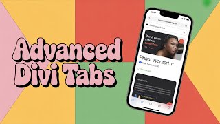How to add advanced tabs in divi wordpress website