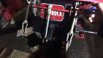 Diy 3 point hitch lawn tractor part 1