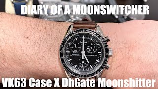 Moonswitches VK63 X Dh Gate Moonshitter Omega Swatch recase