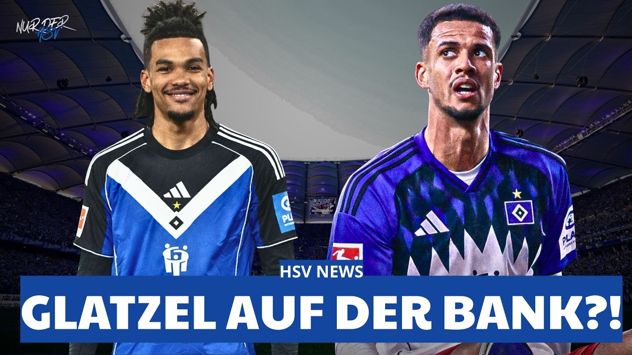 HSV NEWS! HSV-Fans fassungslos – Warum vertraut Polzin weiter auf Downs statt auf Glatzel?
