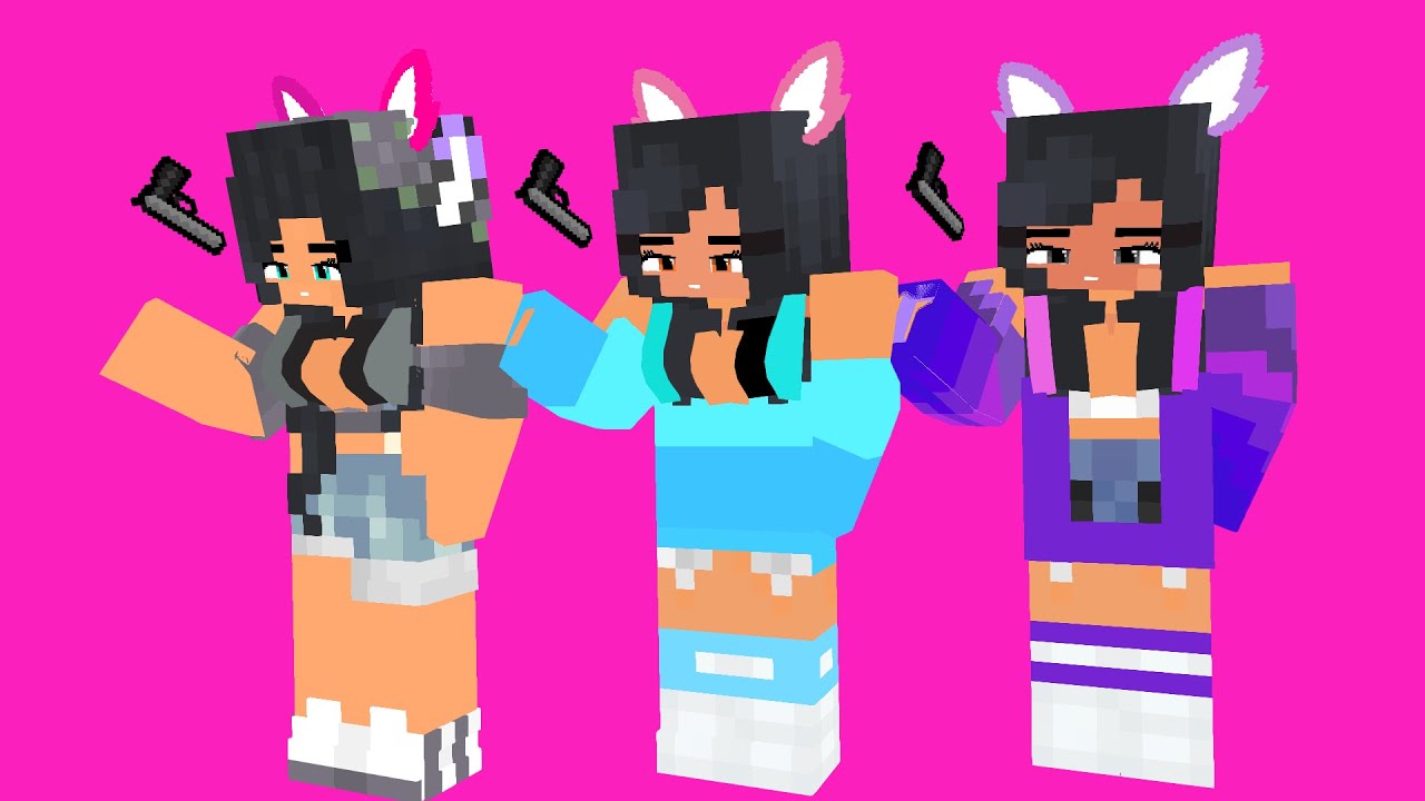 2002 DANCE MEME | SHUFFLE DANCE | MINECRAFT ANIMATION | APHMAU 24 - YouTube