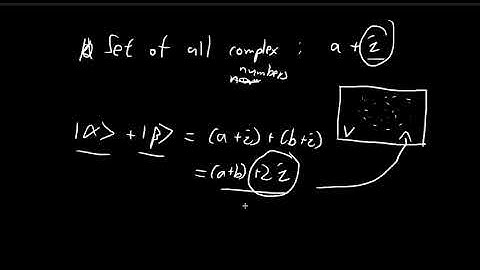 A.1 (Part 1) | Vectors | Introduction to Quantum Mechanics (Griffiths)