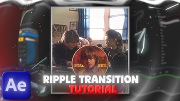Smooth Ripple transition tutorial ✨ | After Effects tutorial