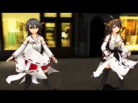 【MMD艦これ】金剛さんと榛名さんで「GLIDE」