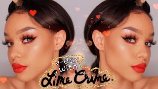 Valentine&#39;s day-Trying LIMECRIME makeup!