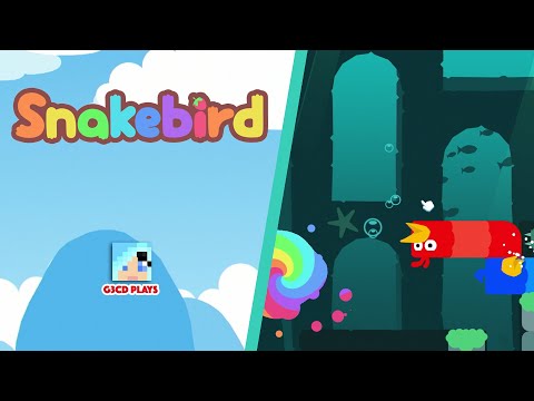Let's Play Snakebird - Walkthrough Level 1-15