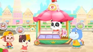jogo panda miumiu kiki no  caminhão de sorvetes 🐼🍨🍪🍰🍦 screenshot 5