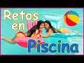 Retos en la piscina con mi amiga en  bikini | Marta Mara Santos