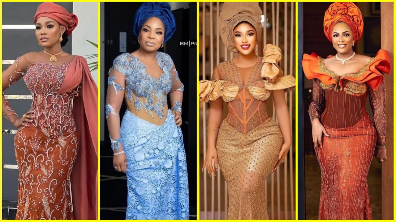 Get the Best and Latest Bubu Lace Gown Styles For This Week - YouTube