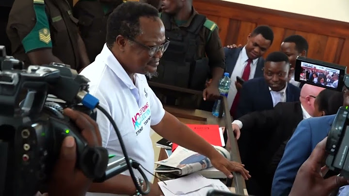 LISSU ALICHOKIFANYA BAADA YA KESI YAKE YA KWANZA KUMALIZIKA
