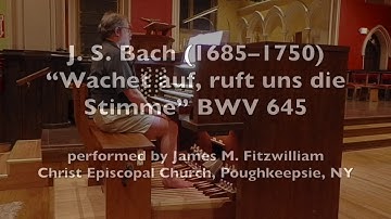 Advent 1 Prelude - Bach WACHET AUF