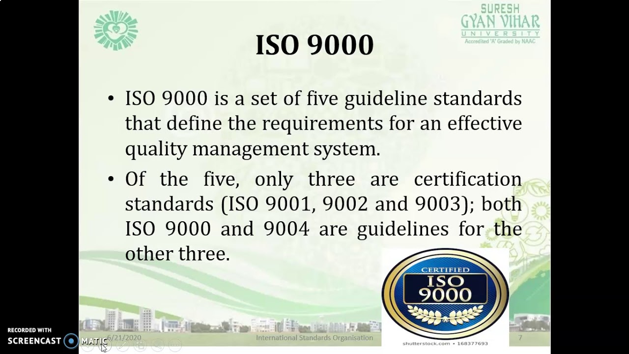 ISO 9000 And 14000 YouTube