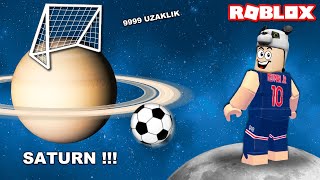 Saturn Gezegeni Geldi ve En Uzağa Gidip Gol Attım!! - Panda ile Roblox Goal Kick Simulator